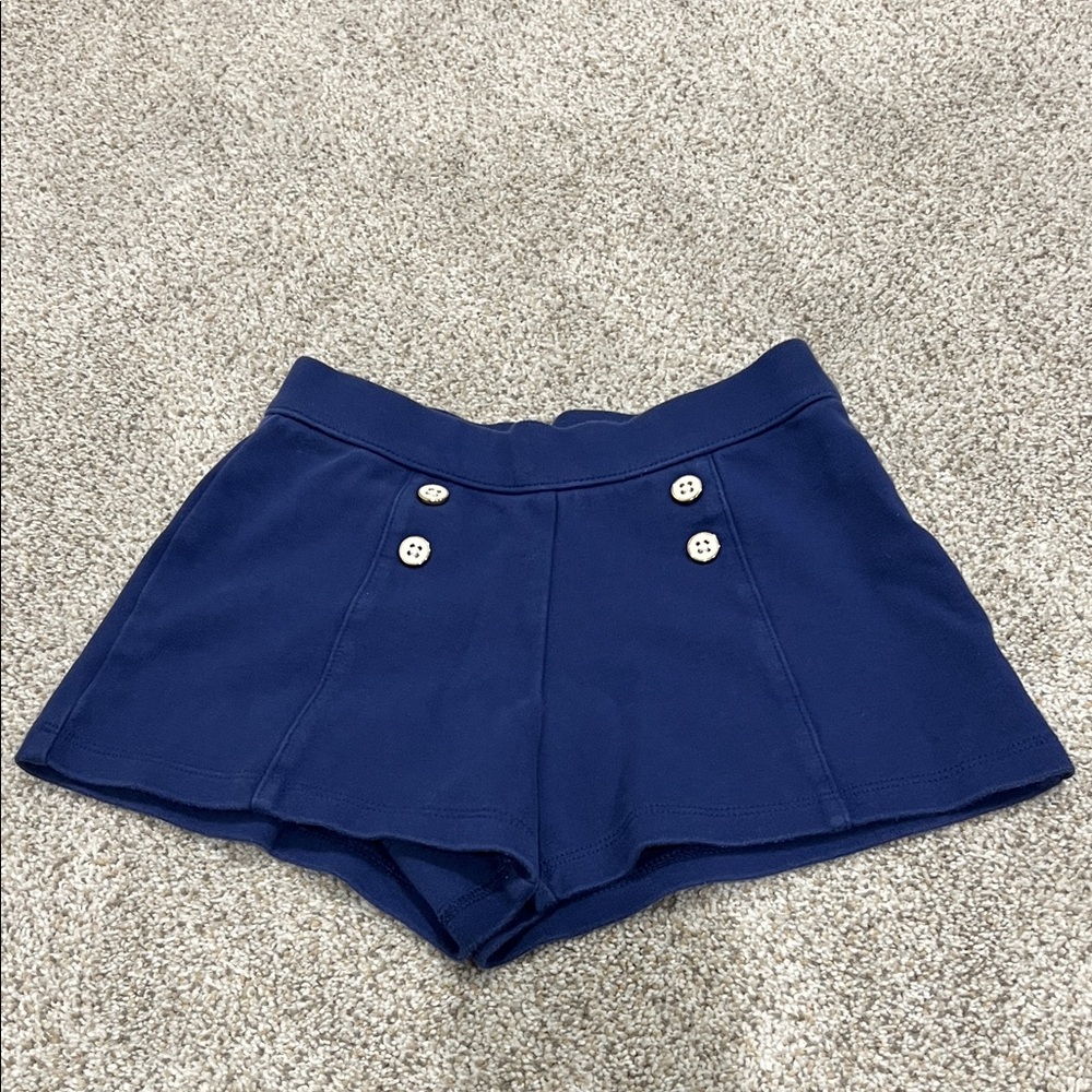 Janie & Jack button ponte short, size 5